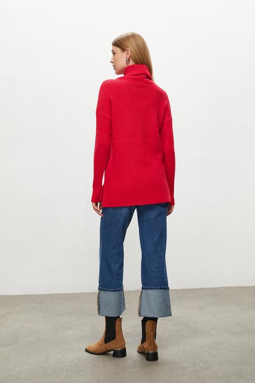  BALIKÇI YAKA TRİKO KAZAK