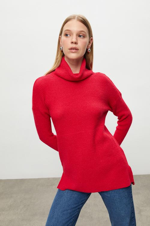  BALIKÇI YAKA TRİKO KAZAK