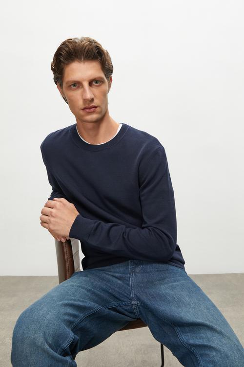  BİSİKLET YAKA TRİKO KAZAK