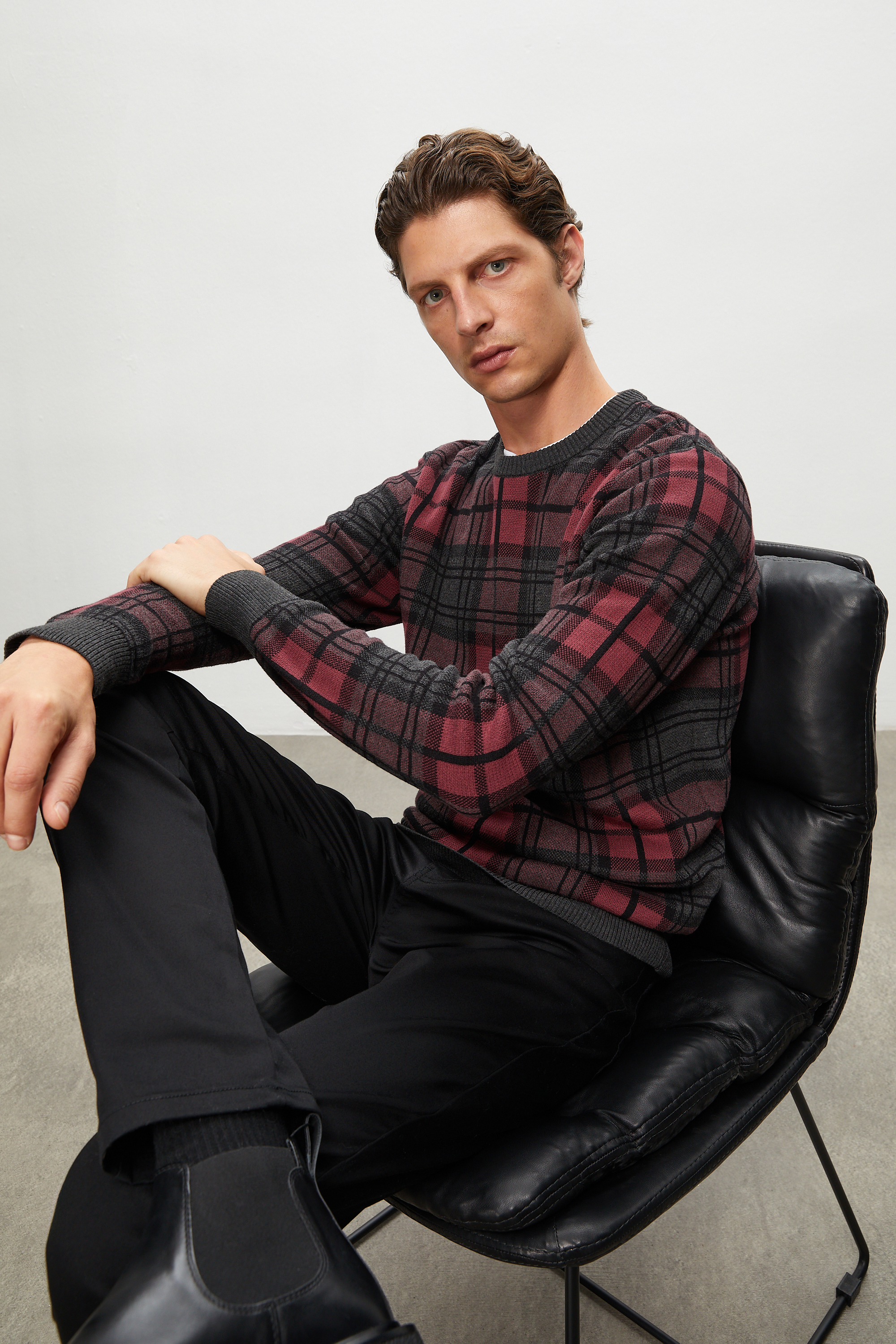 EKOSELİ BİSİKLET YAKA TRİKO KAZAK