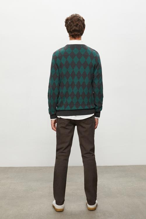  BAKLAVA DESENLİ TRİKO KAZAK