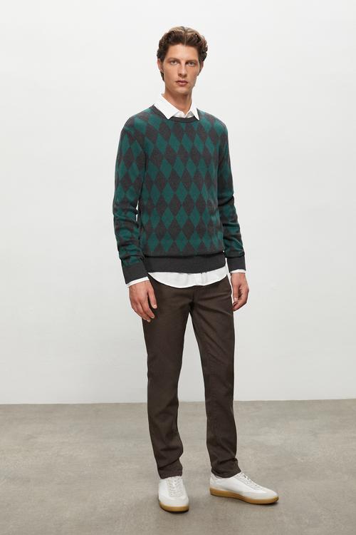  BAKLAVA DESENLİ TRİKO KAZAK