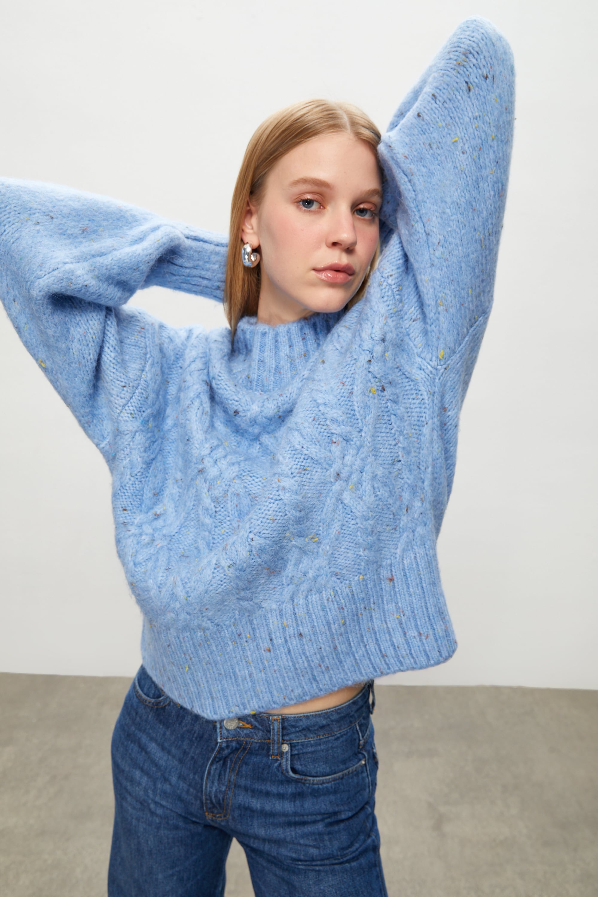 SAÇ ÖRGÜ TRİKO KAZAK