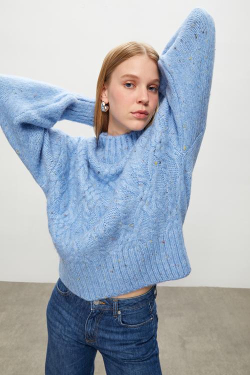  SAÇ ÖRGÜ TRİKO KAZAK