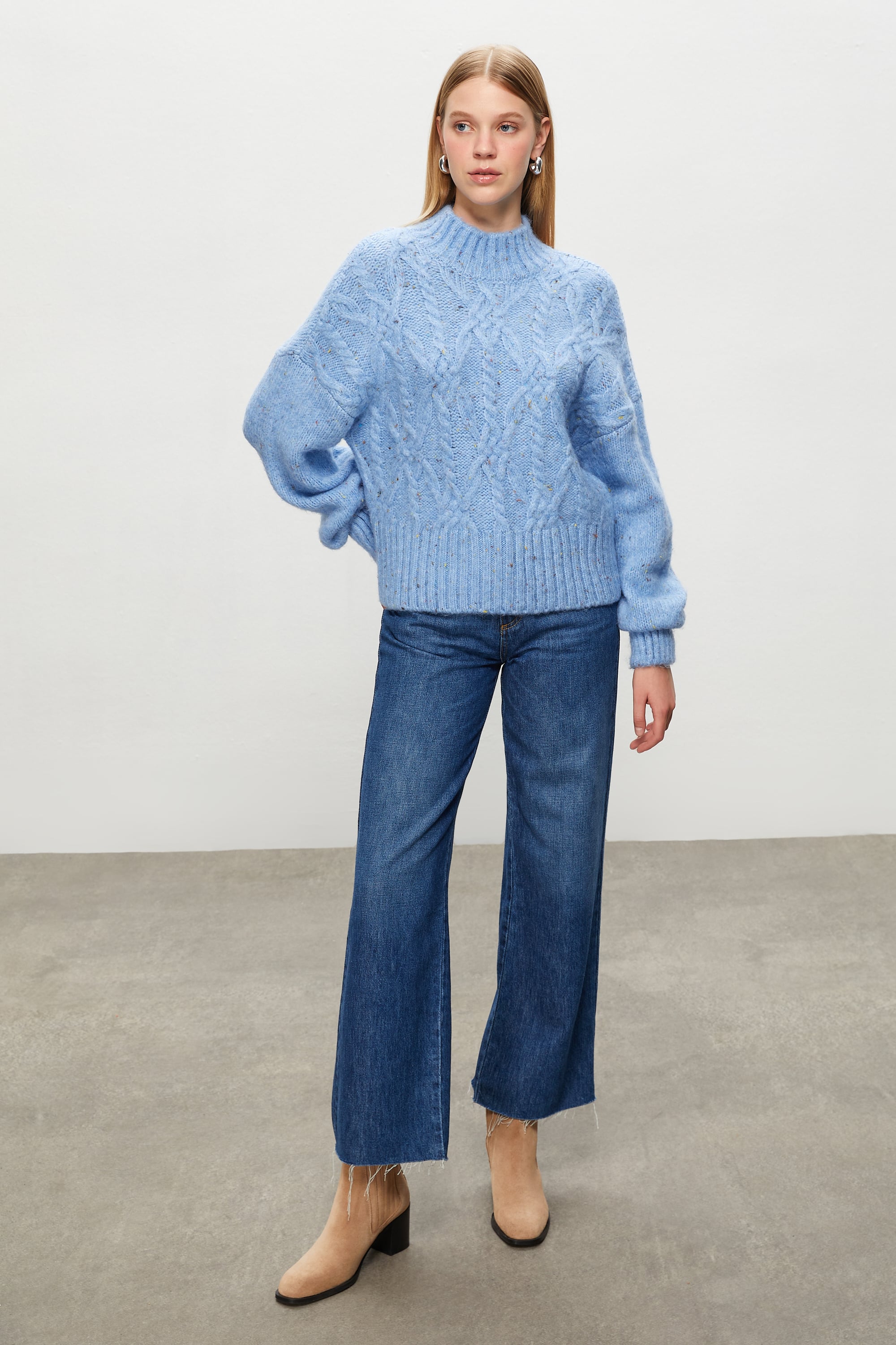 SAÇ ÖRGÜ TRİKO KAZAK