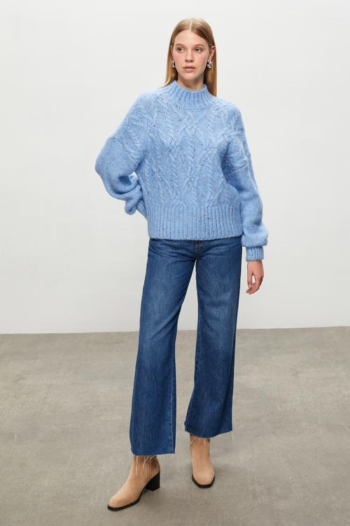  SAÇ ÖRGÜ TRİKO KAZAK