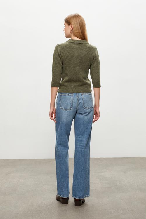  POLO YAKA TRİKO KAZAK