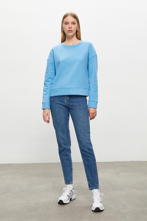  BİSİKLET YAKA SWEATSHIRT