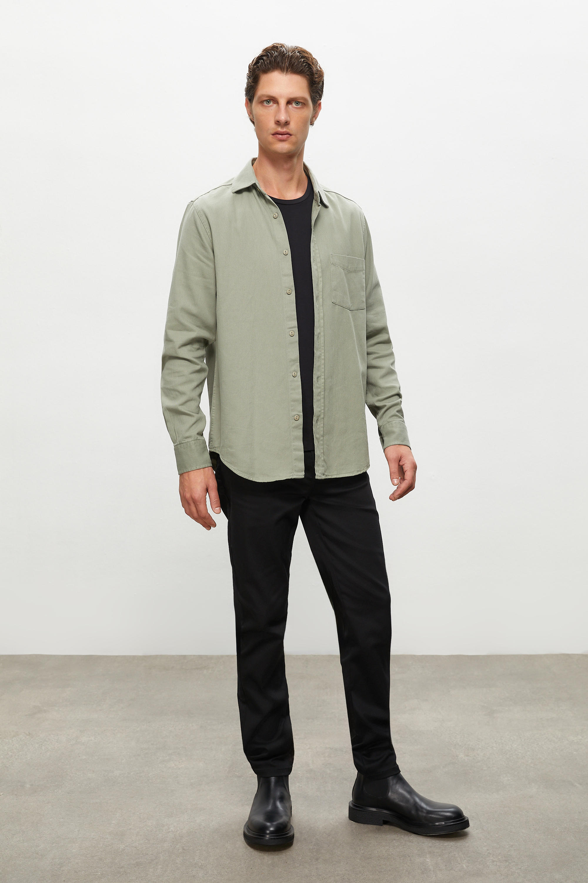 RAHAT KESİM PAMUKLU GÖMLEK