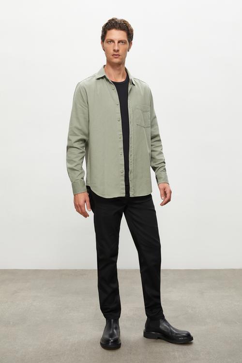  RAHAT KESİM PAMUKLU GÖMLEK