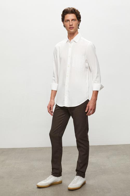  MODAL LİYOSEL KARIŞIMLI REGULAR FIT GÖMLEK