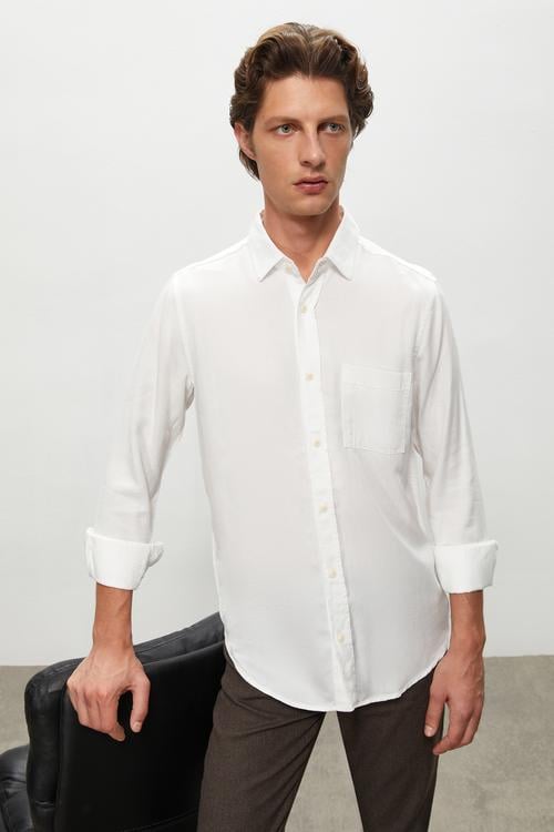  MODAL LİYOSEL KARIŞIMLI REGULAR FIT GÖMLEK