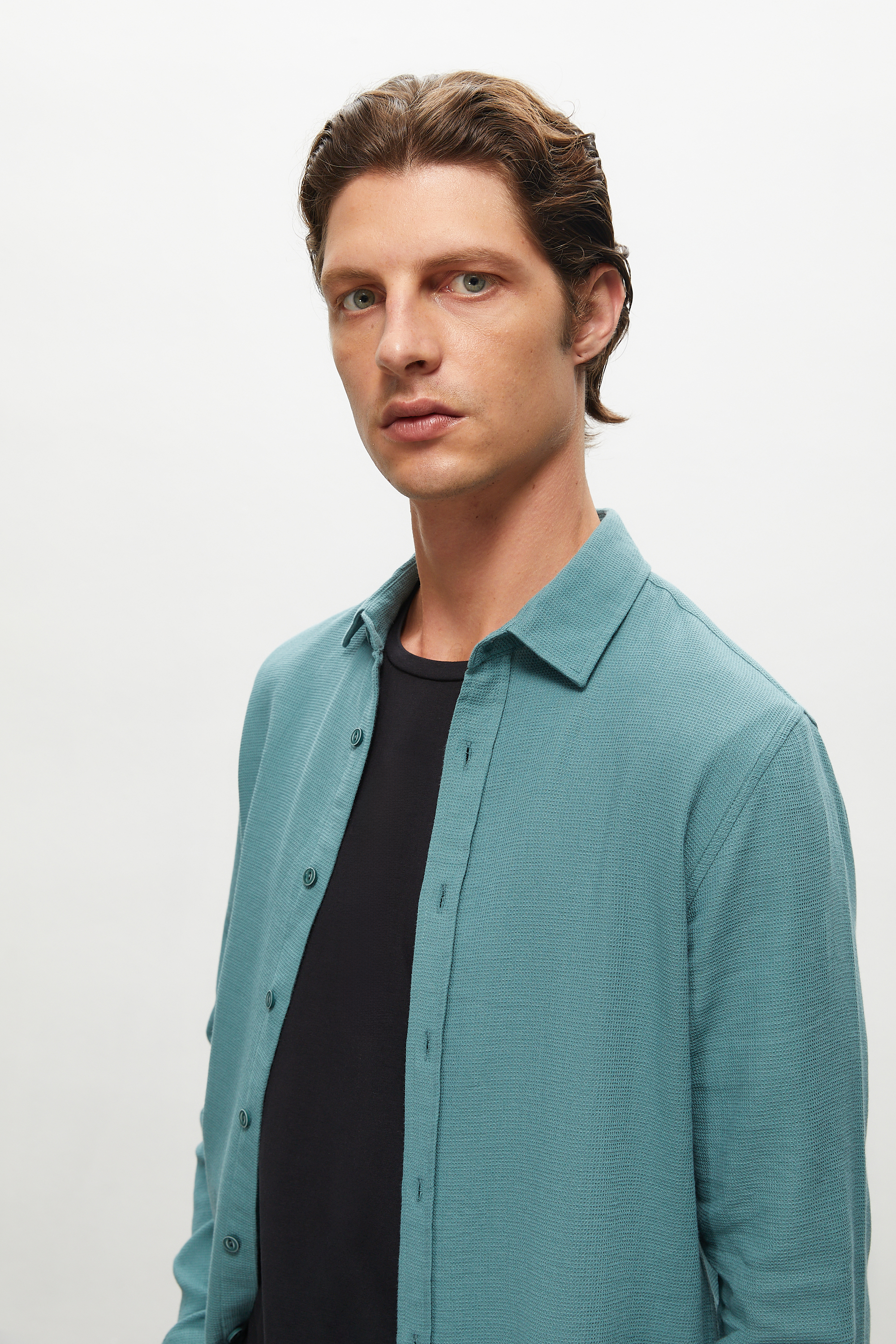 ARMÜRLÜ REGULAR FIT GÖMLEK