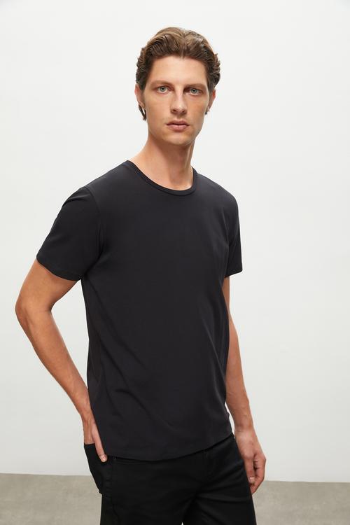  BİSİKLET YAKA KISA KOLLU T-SHIRT