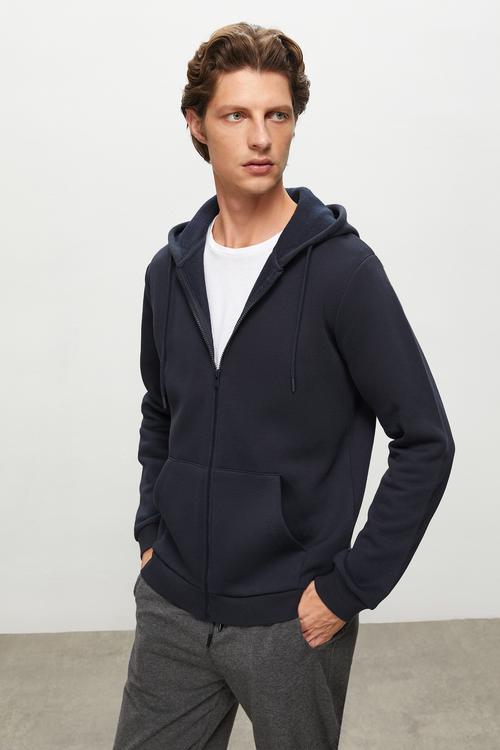  FERMUARLI KAPÜŞONLU SWEATSHIRT