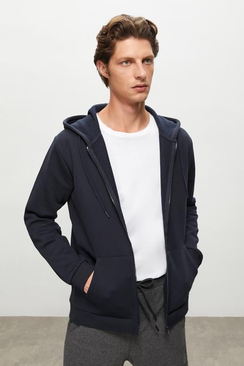  FERMUARLI KAPÜŞONLU SWEATSHIRT