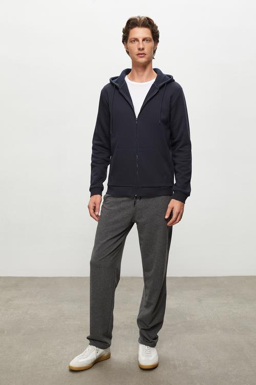  FERMUARLI KAPÜŞONLU SWEATSHIRT