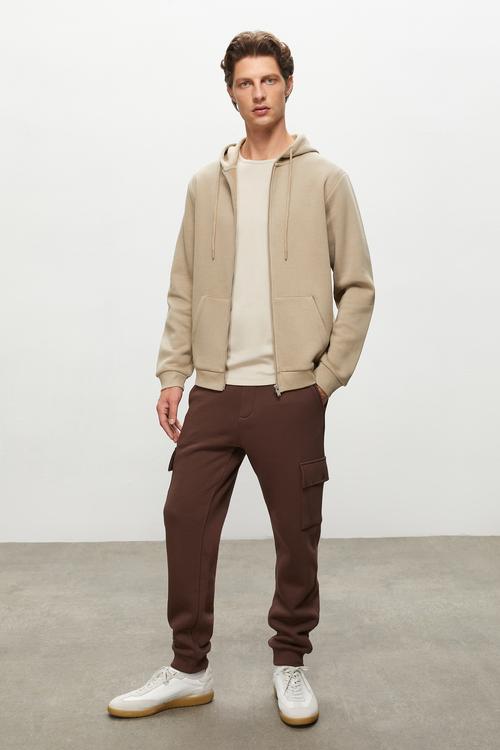  FERMUARLI KAPÜŞONLU SWEATSHIRT