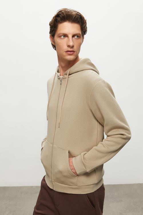  FERMUARLI KAPÜŞONLU SWEATSHIRT