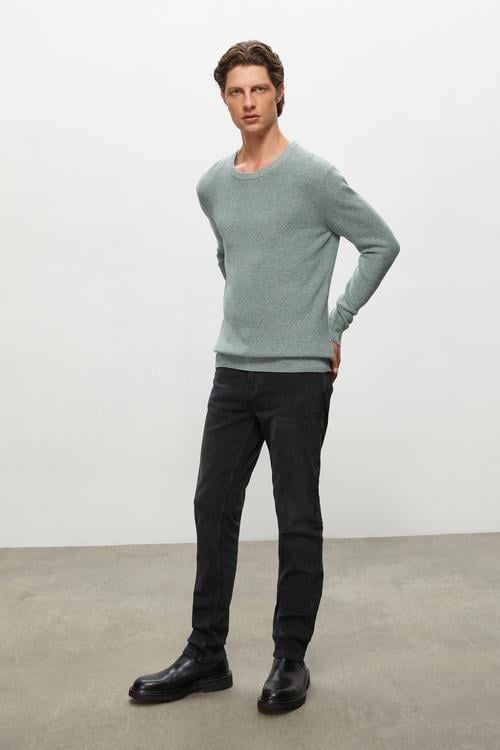  BİSİKLET YAKA TRİKO KAZAK