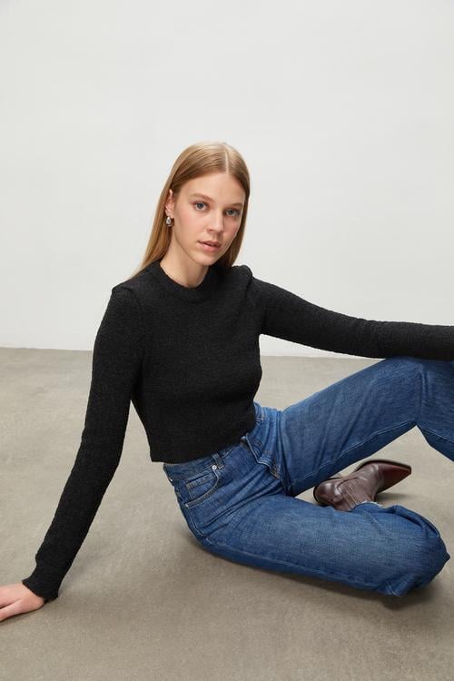  BİSİKLET YAKA TRİKO KAZAK