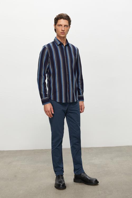  ÇİZGİLİ REGULAR FIT GÖMLEK