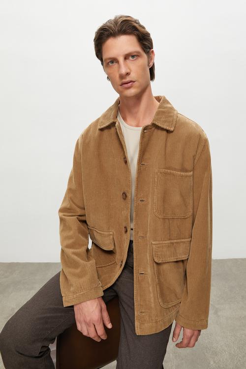  KADİFE DOKULU CASUAL CEKET