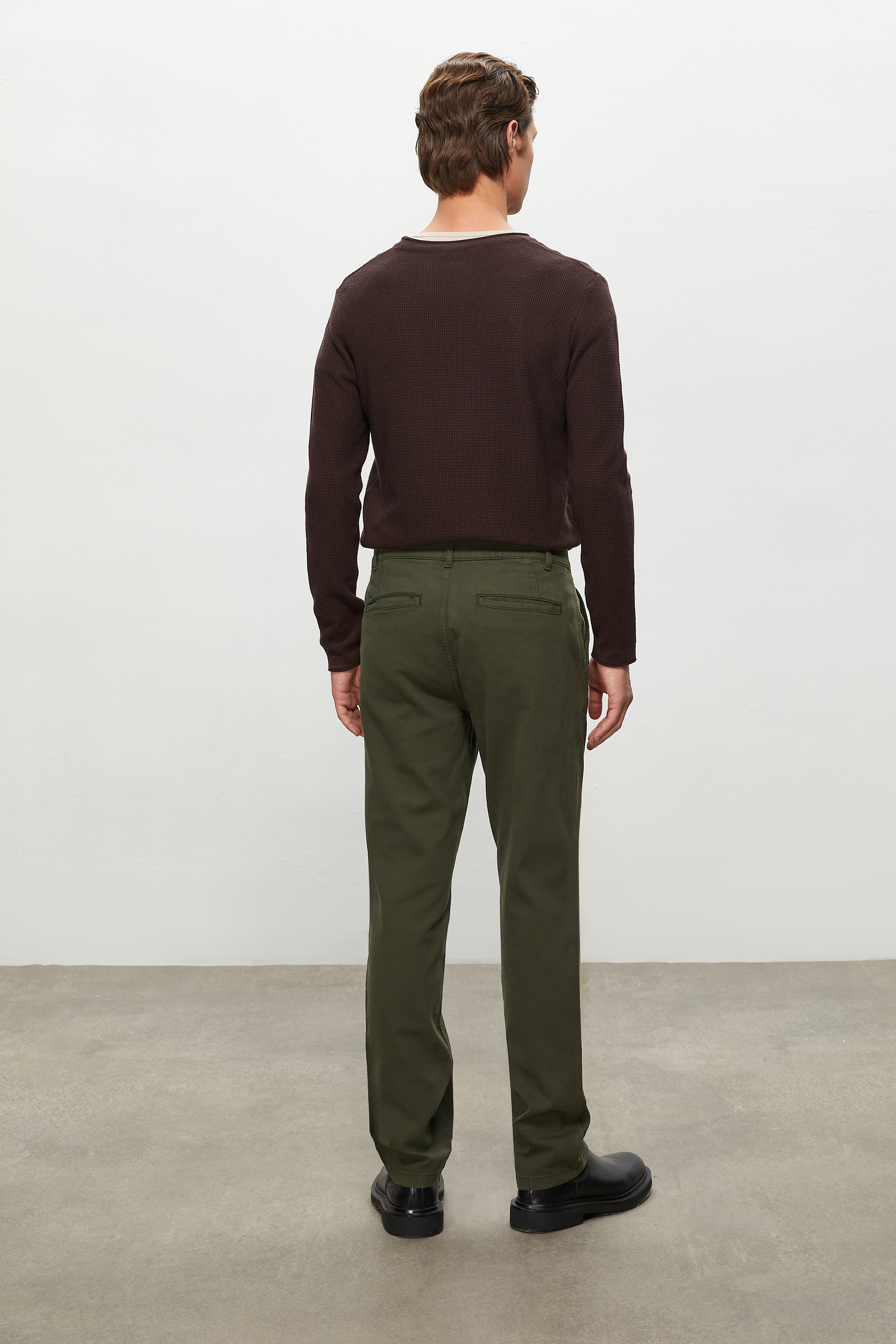 DOKULU SLIM FIT CHINO PANTOLON