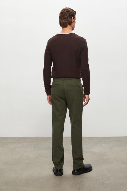  DOKULU SLIM FIT CHINO PANTOLON