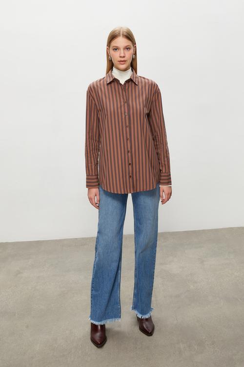  ÇİZGİLİ REGULAR FIT GÖMLEK