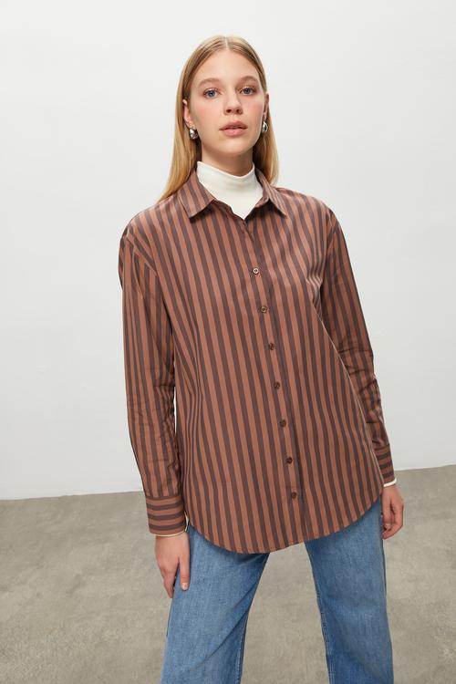  ÇİZGİLİ REGULAR FIT GÖMLEK