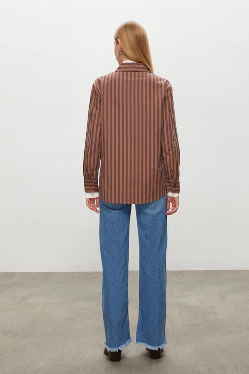  ÇİZGİLİ REGULAR FIT GÖMLEK