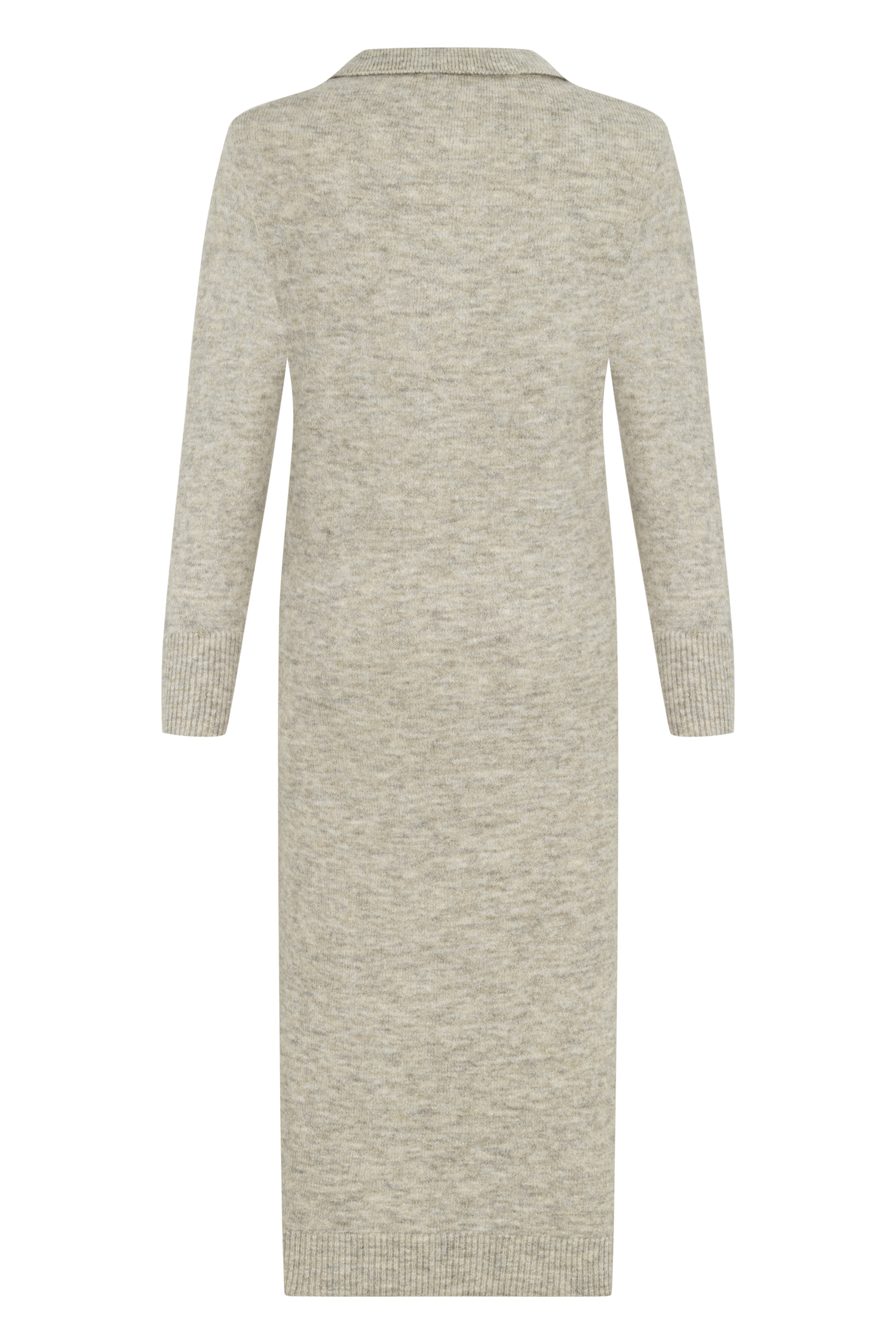 POLO YAKA MİDİ TRİKO ELBİSE