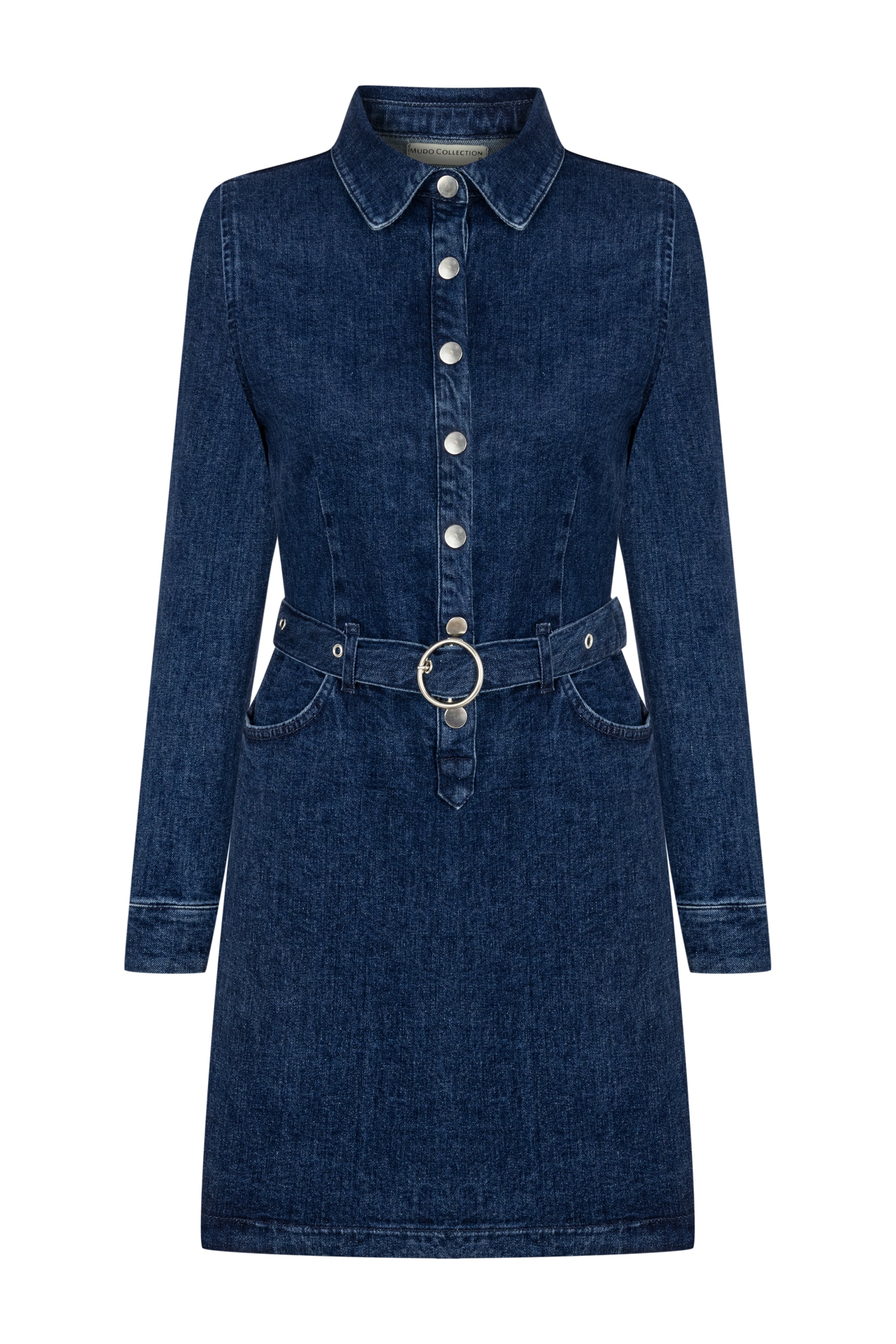 JEAN MİNİ GÖMLEK ELBİSE