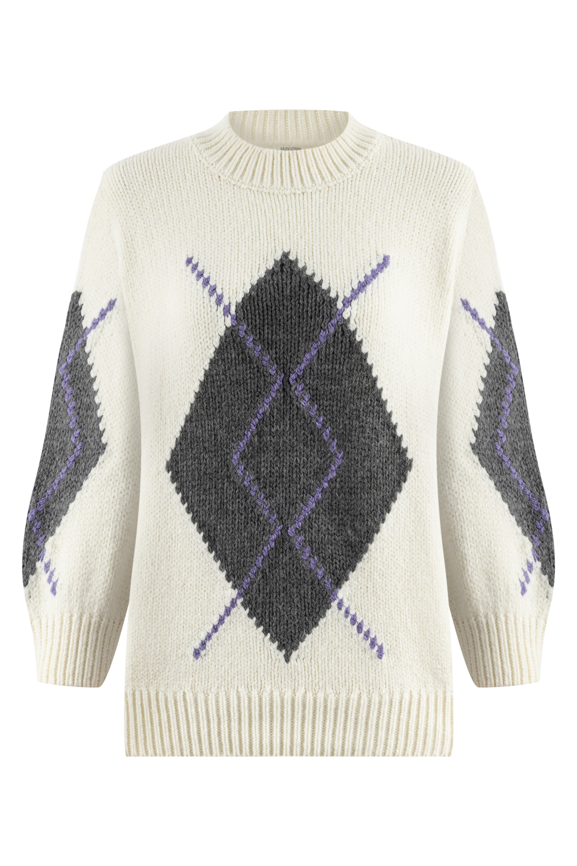 BAKLAVA JAKARLI TRİKO KAZAK