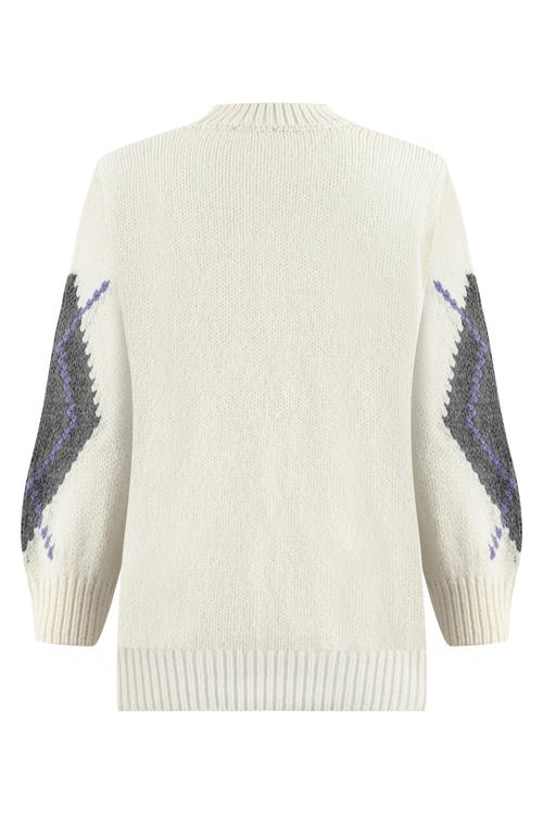  BAKLAVA JAKARLI TRİKO KAZAK