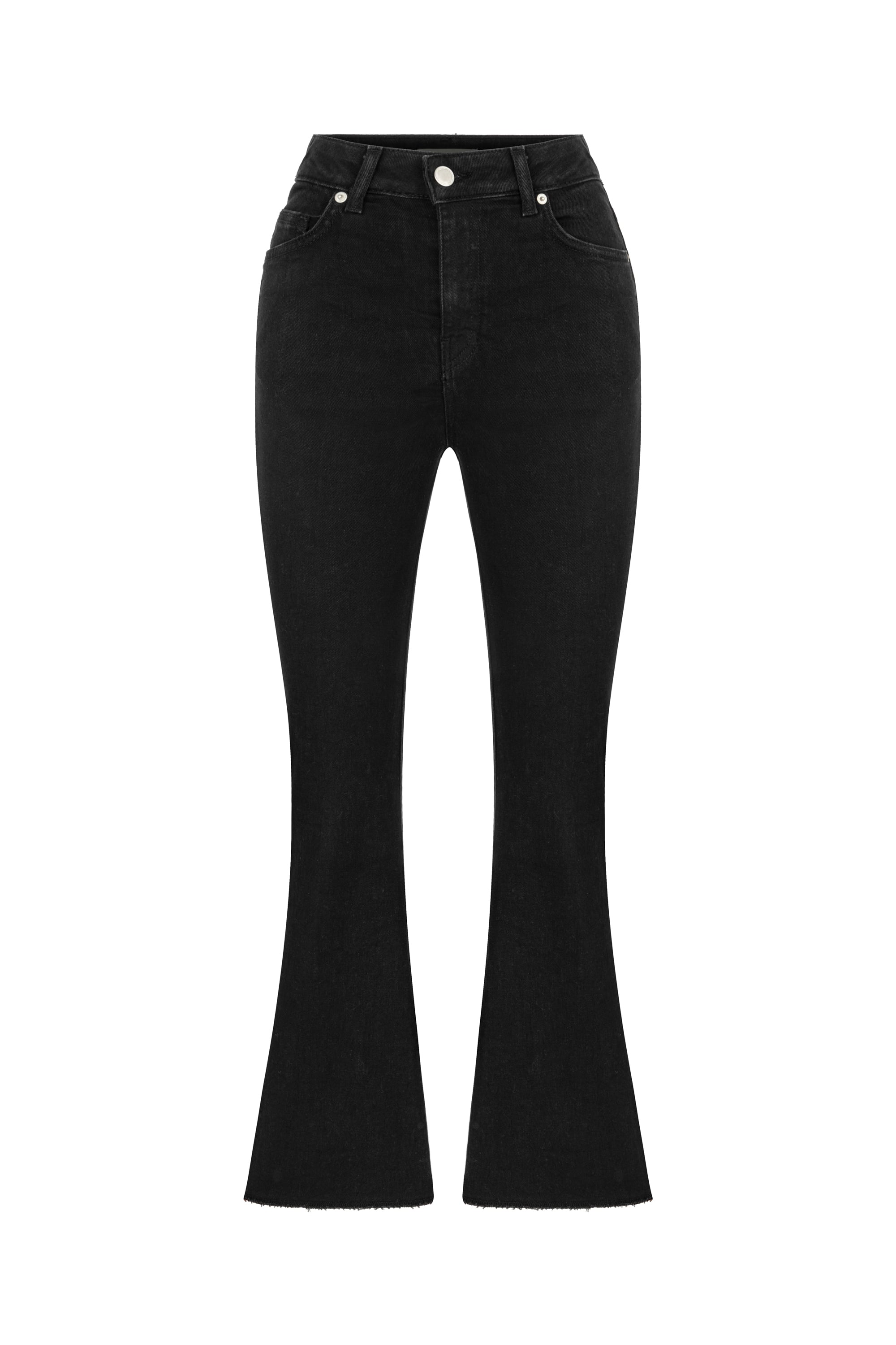 KESİK UÇLU FLARE FIT JEAN PANTOLON