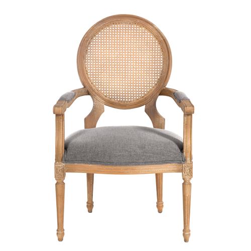 DARLINGTON MASİF AHŞAP HAZERAN SANDALYE GRİ