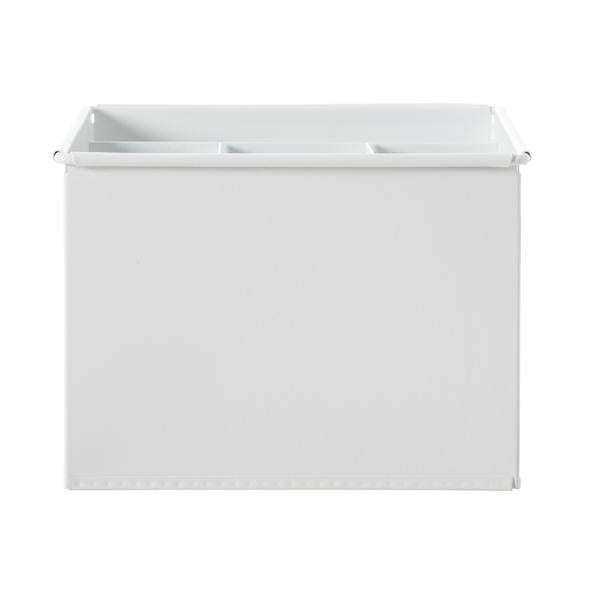 Mudo Home Roma Bölmeli Düzenleyici Mat Beyaz 19X16X13 Renksiz