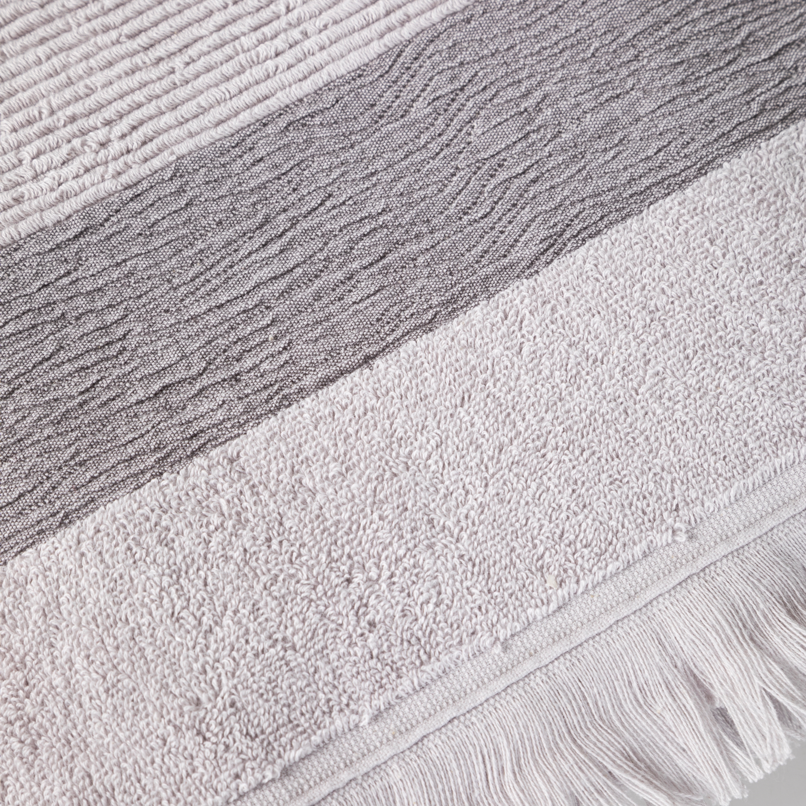 BORLA GRİ BANYO HAVLUSU 90x150