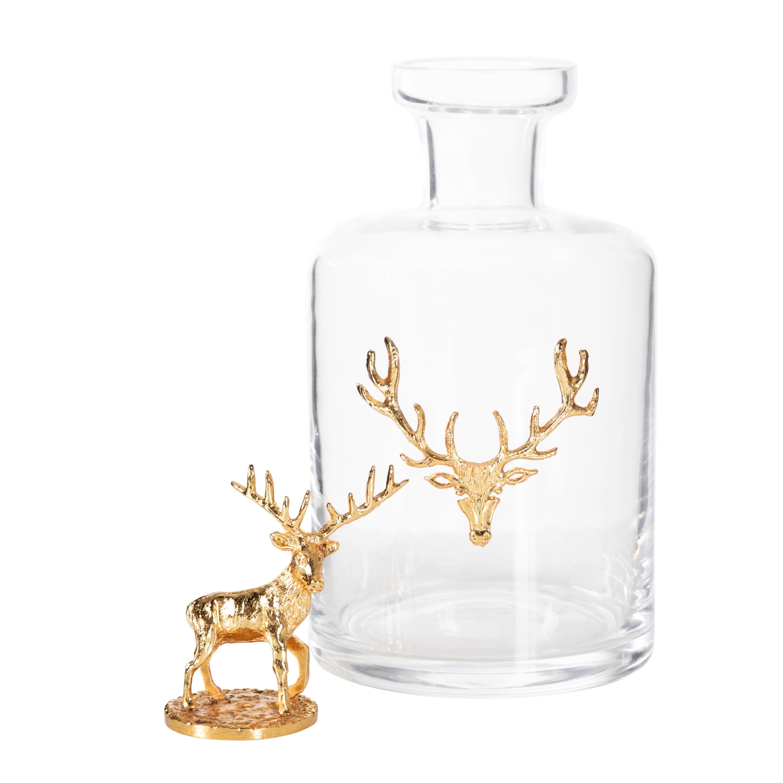 GEYİK FİGÜRLÜ KARAF GOLD