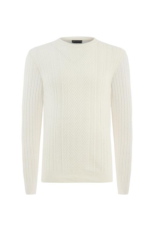  YÜN KARIŞIMLI ÖRGÜLÜ TRİKO KAZAK