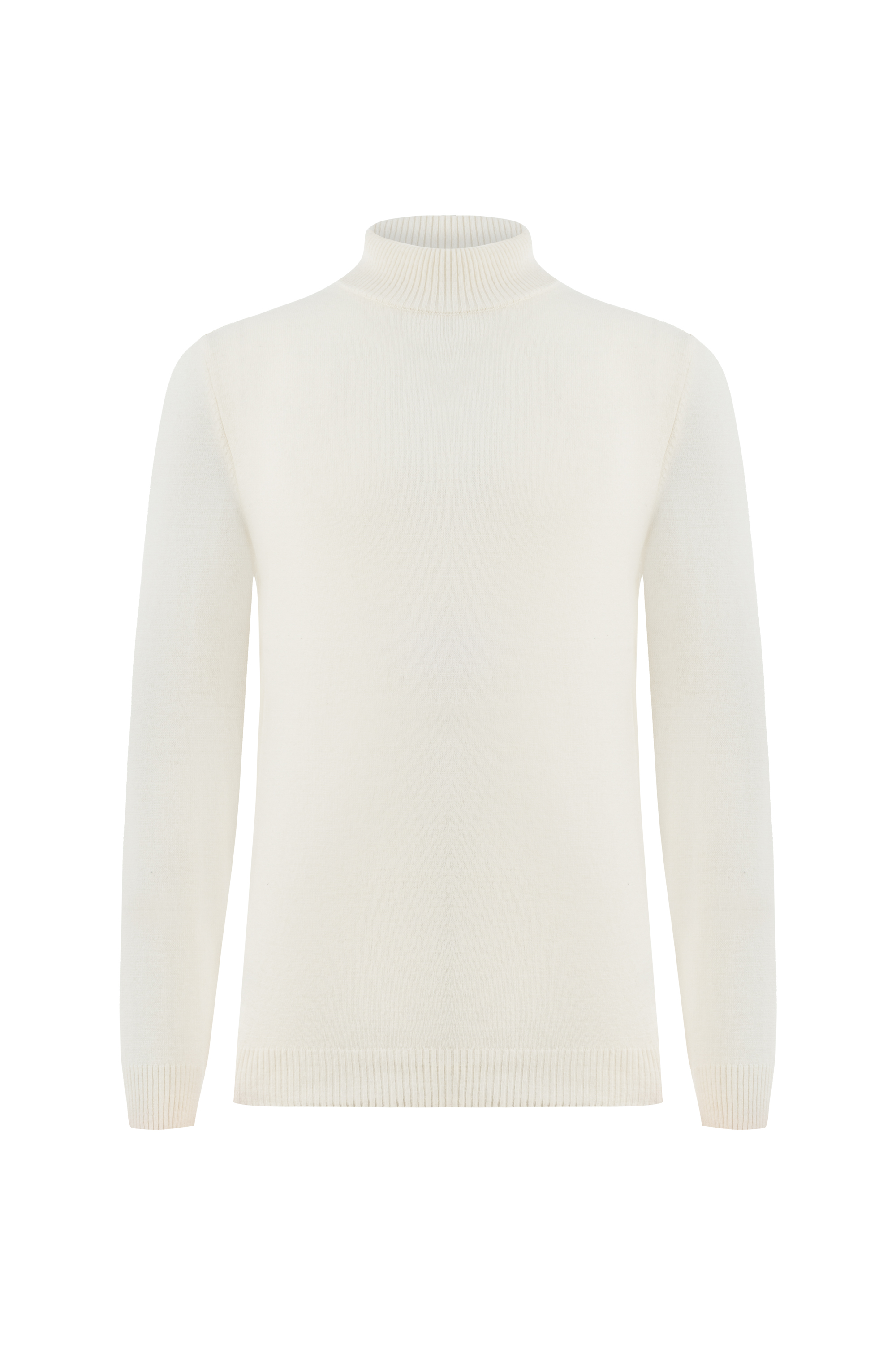 YÜN KARIŞIMLI BALIKÇI YAKA TRİKO KAZAK