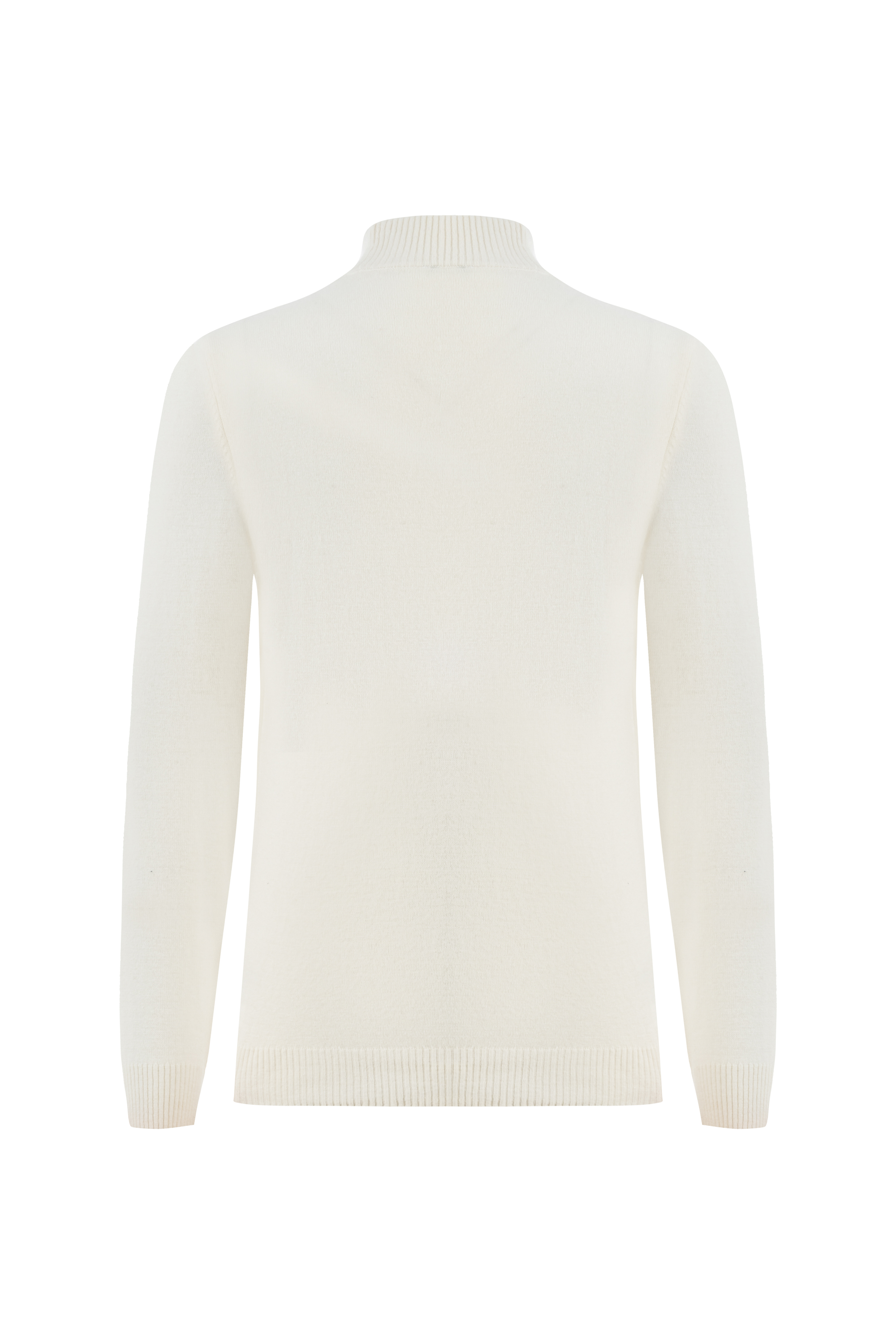 YÜN KARIŞIMLI BALIKÇI YAKA TRİKO KAZAK