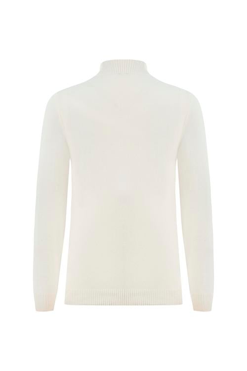  YÜN KARIŞIMLI BALIKÇI YAKA TRİKO KAZAK