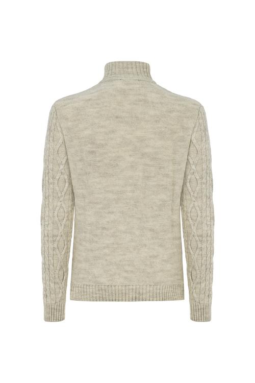  YÜN KARIŞIMLI SAÇ ÖRGÜLÜ TRİKO KAZAK