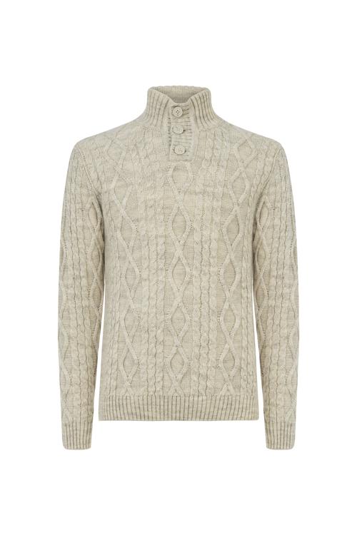  YÜN KARIŞIMLI SAÇ ÖRGÜLÜ TRİKO KAZAK