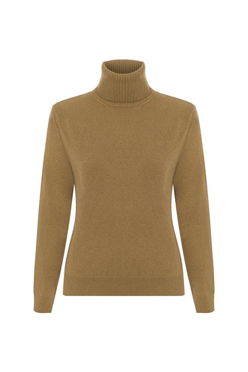  YÜN KARIŞIMLI BALIKÇI YAKA TRİKO KAZAK