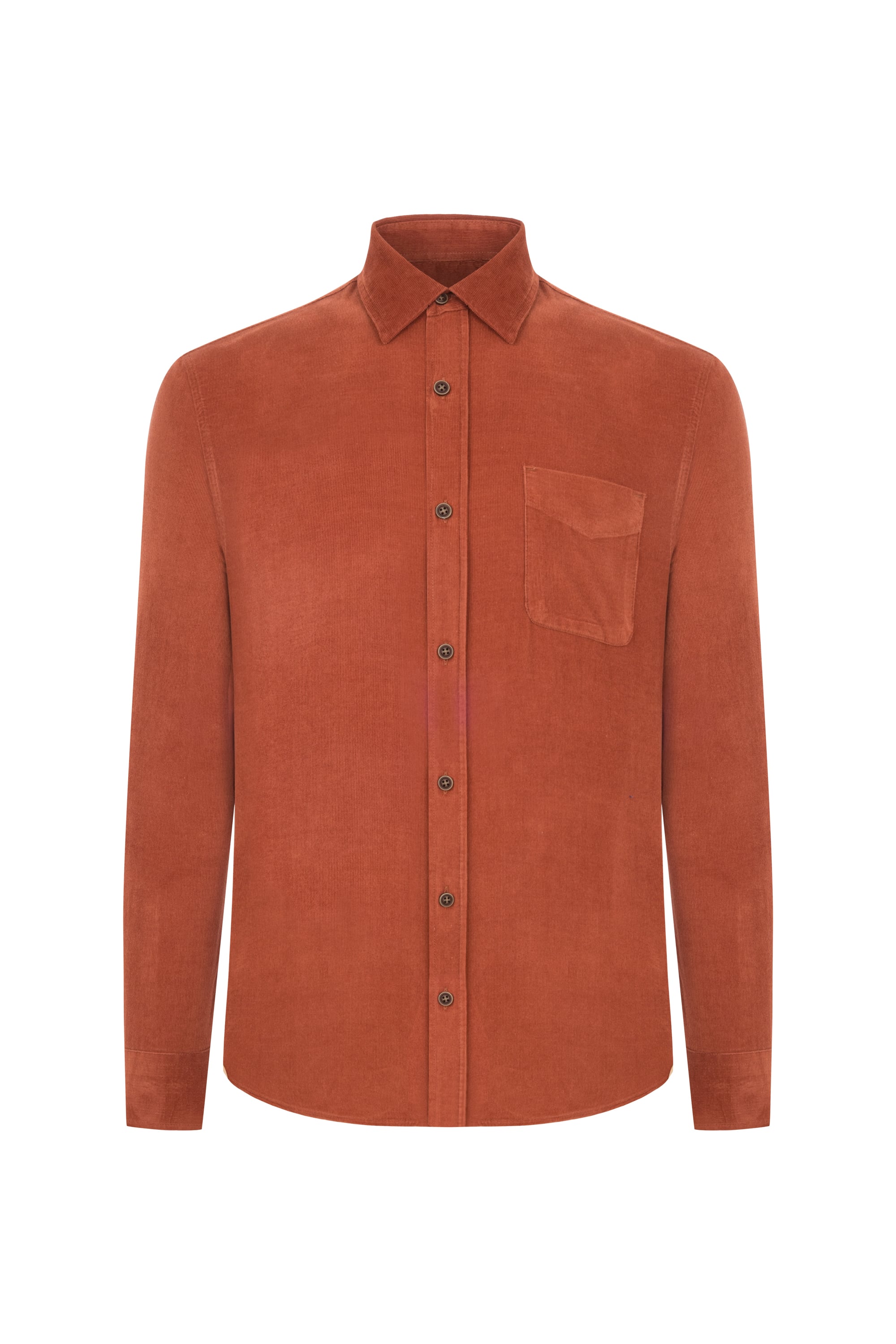 REGULAR FIT KADİFE GÖMLEK