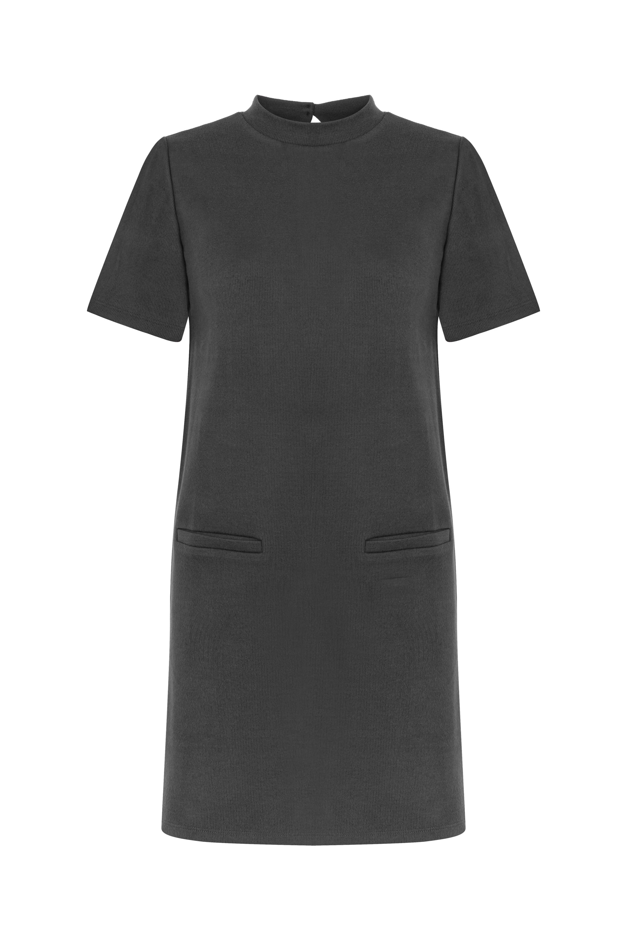 KISA KOLLU MİNİ ELBİSE